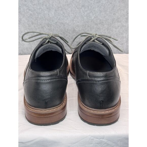 Perry Ellis Portfolio Style Jess Black Leather Cap Toe Lace Up Oxford Shoes Sz11 - Picture 3 of 7